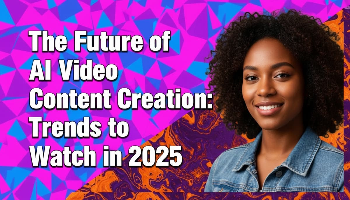Futuristic interface showing advanced AI video generation capabilities