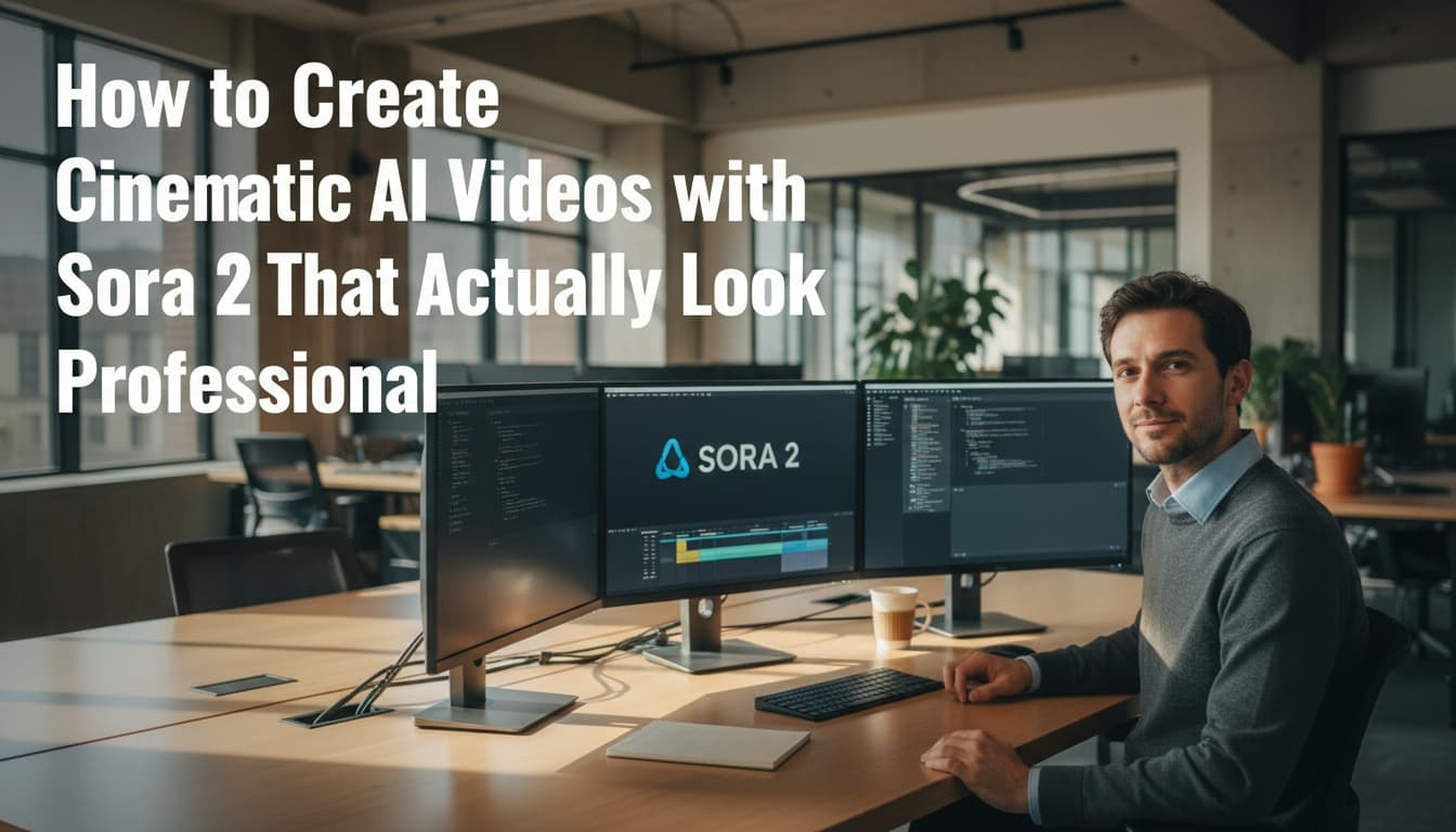 Sora 2 AI video generation tools creating professional cinematic content - tutorial guide