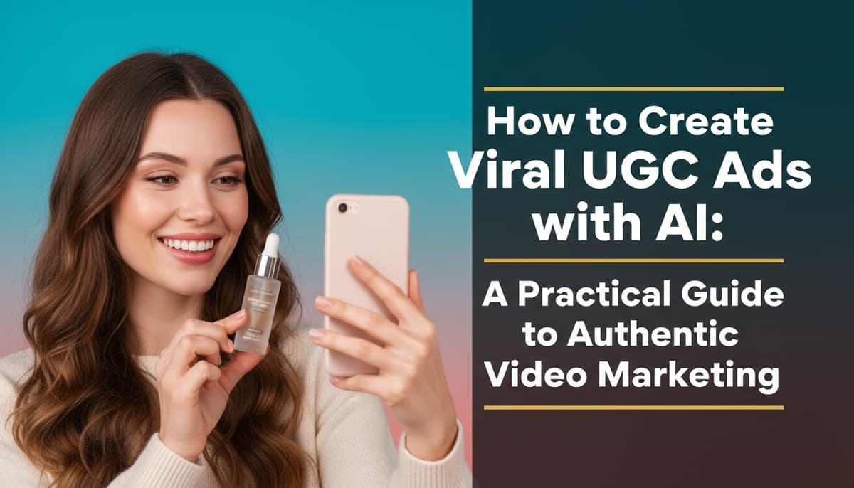AI-powered UGC ad creation showing authentic video marketing strategies and viral content generation