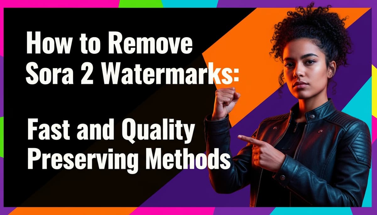 Remove Sora 2 watermarks - professional AI video workflow guide for watermark-free content