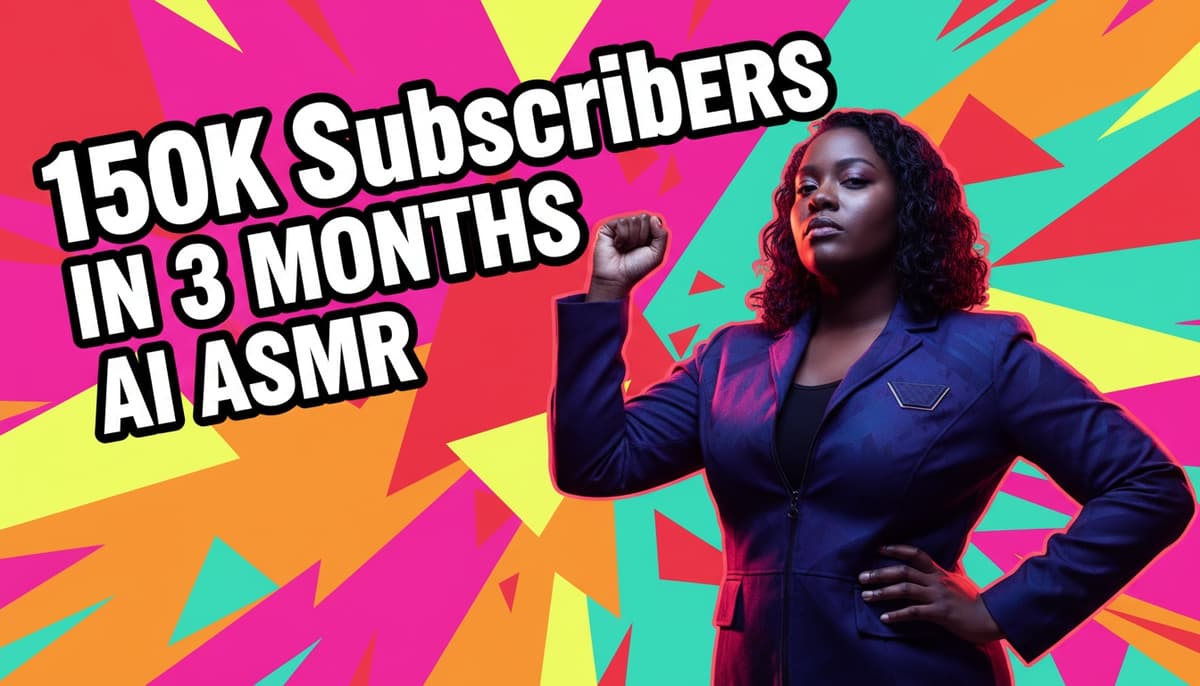 AI ASMR video creator generating relaxing content for rapid YouTube channel growth