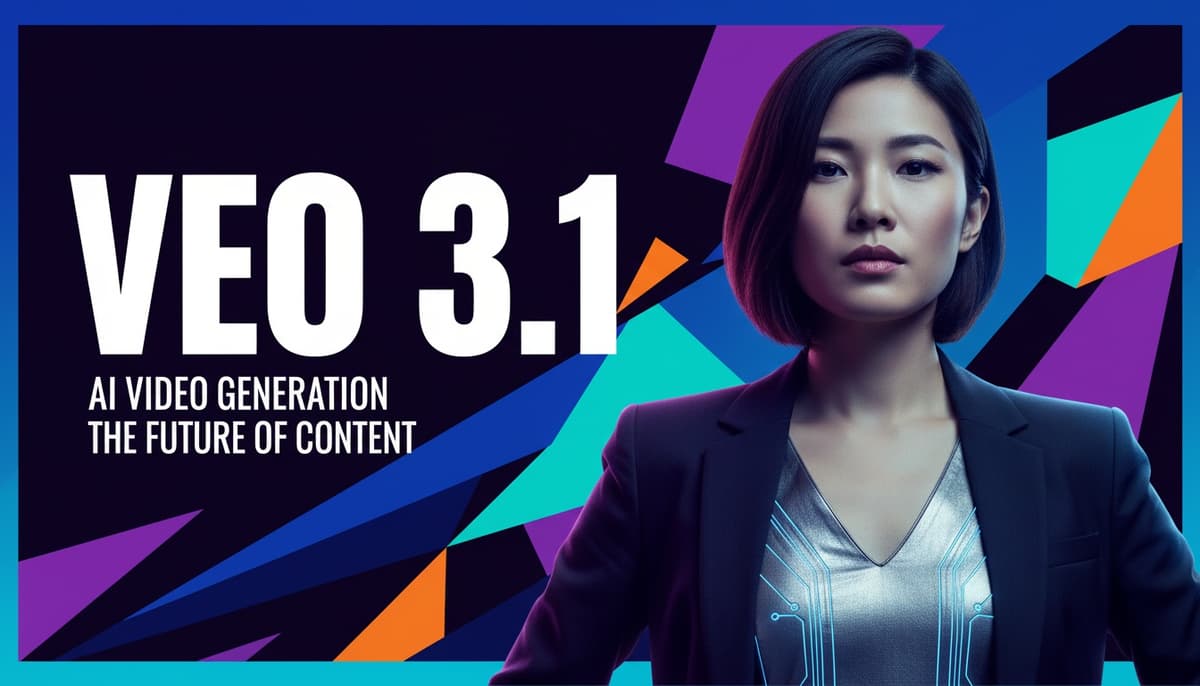 Google Veo 3.1 AI video generation showcasing enhanced consistency and professional cinematic control