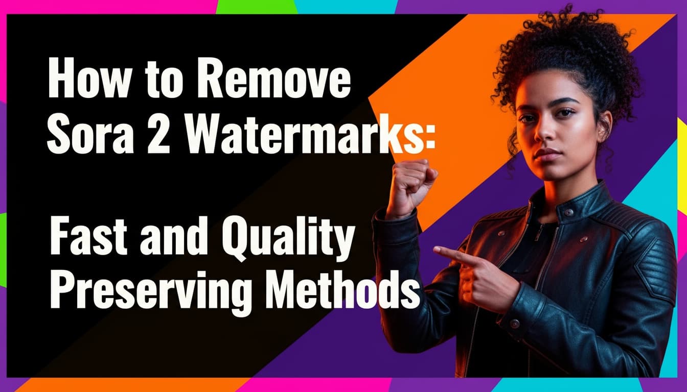 Remove Sora 2 watermarks - professional AI video workflow guide for watermark-free content